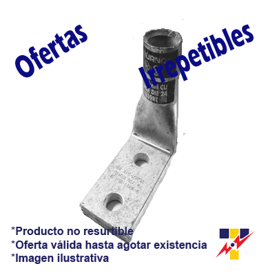 [YA392LN90] YA392LN90 ZAPATA PONCHABLE CAL.750 CANON CORTO DE 2 BORNES OJILLO DE 1/2"  CAT. YA392LN90